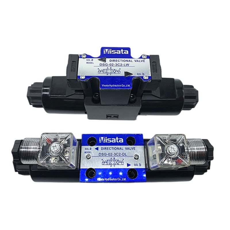 液压电磁阀DSG-02-3C2/3C4/3C6/z2B2/AC220/DC24V台湾威胜达VISAT
