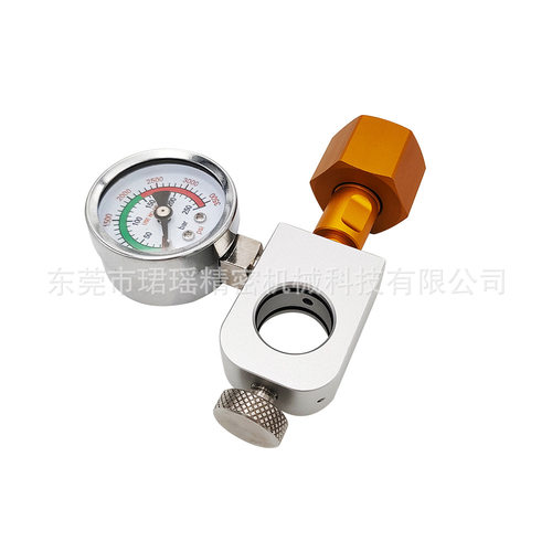 跨境Sodastream DUO/Terra/Art 苏打瓶充气接头充气阀带压力表