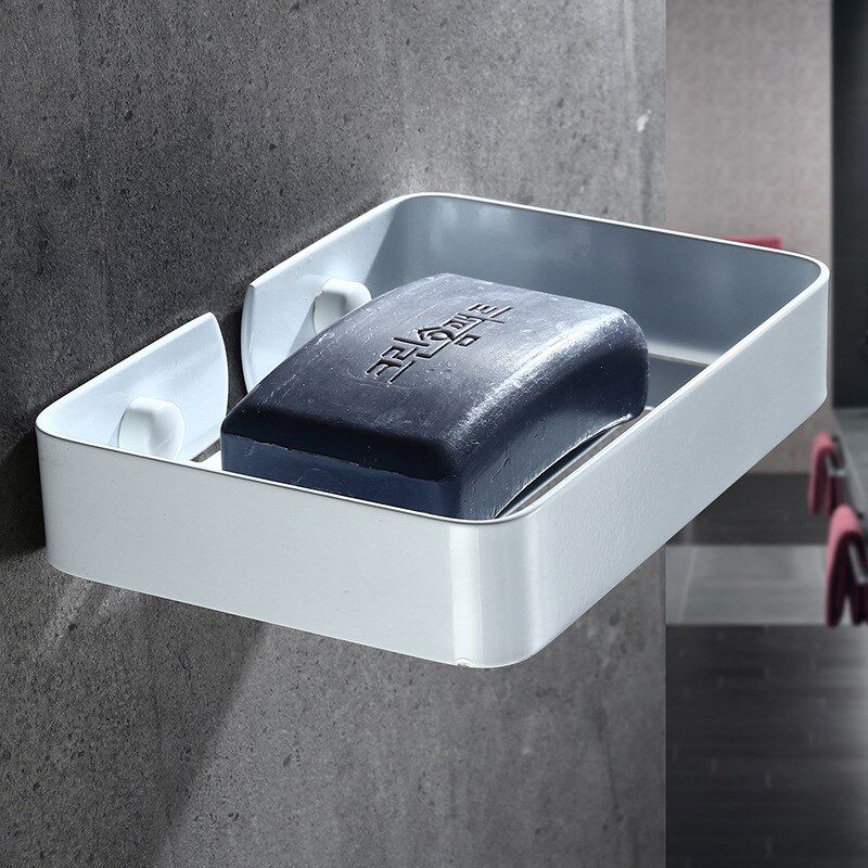 酒店白色304不锈钢皂网肥皂网皂碟 黑色肥皂架香皂架浴室五金挂件