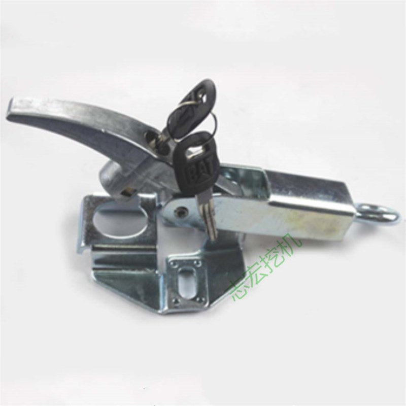 挖机配件 卡特挖掘机缸盖锁 CAT挖机机头锁 带锁芯