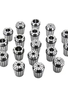 公制+英制套装筒夹ER11-15PCS弹簧夹头1mm到7mm1/8英制到1/4英制