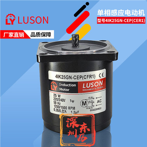 LY INDUCTION MOTOR LUSON如展电机4IK25GN-CEP(CFR1)感应电机