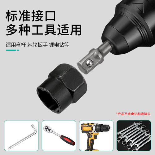 螺母取出器螺栓螺钉残缺滑牙取出器六角螺丝断丝套筒拆除工具套装