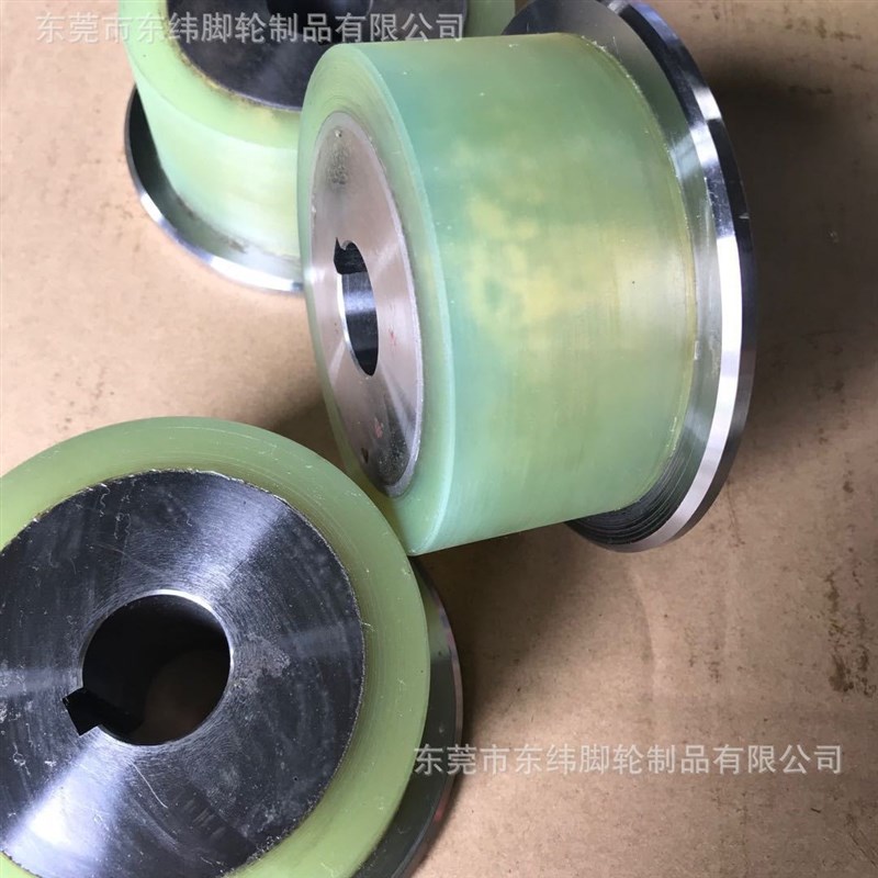 生产聚氨酯PU胶轮 交换车包胶轮 天车行走主动轮 磨擦轮 硬度95度