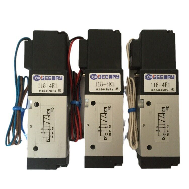 台湾奇韦GEEWAY电磁阀118-4E1-P/L-DC12V/DC24V/AC220V/AC110V