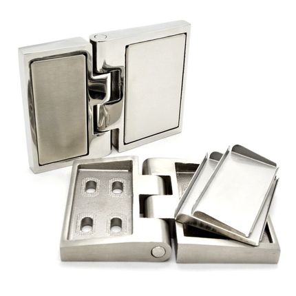 SK2-5801工业304不锈钢铰链烤箱试验箱承重型加厚外露式合页