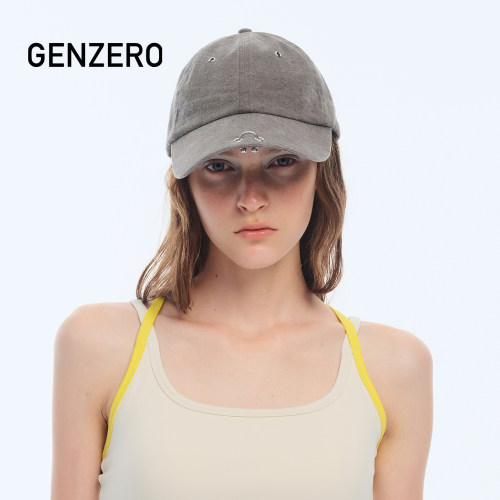 GENZERO水洗复古做旧棒球帽帽子