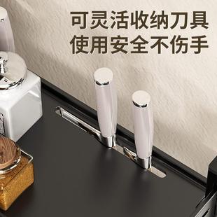 高度可调节特厚厨房置物架台面调味料储物架收纳架家用调料置物架