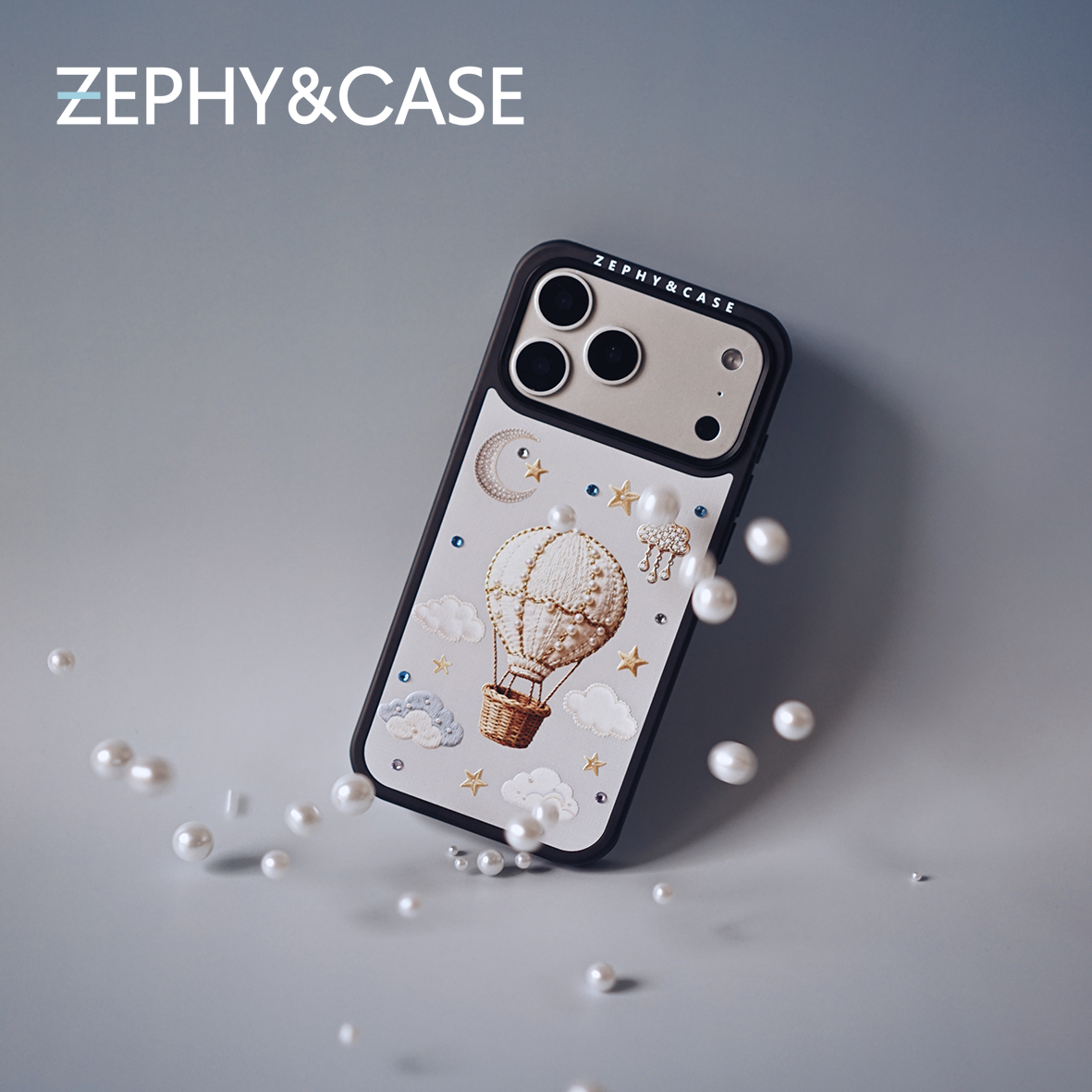 ZEPHY&CASE｜云上珍藏 镶钻 轻薄 磁吸适用iPhone手机壳17/16