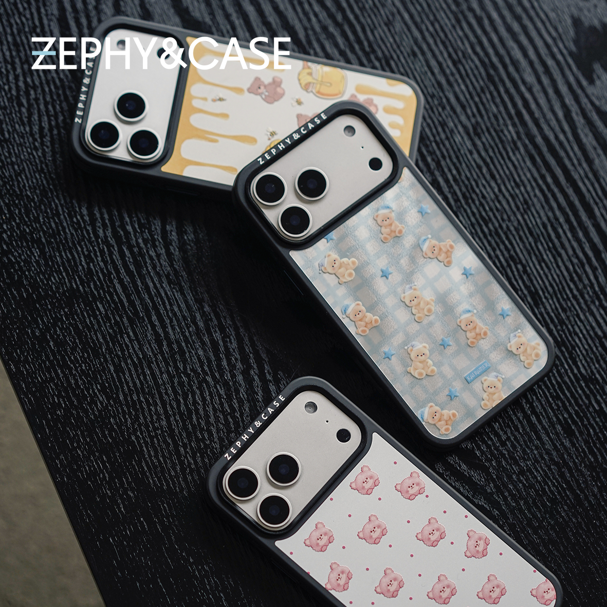ZEPHY&CASE｜KAIRAINER小熊系列 轻薄 磁吸 适用iPhone手机壳17/16