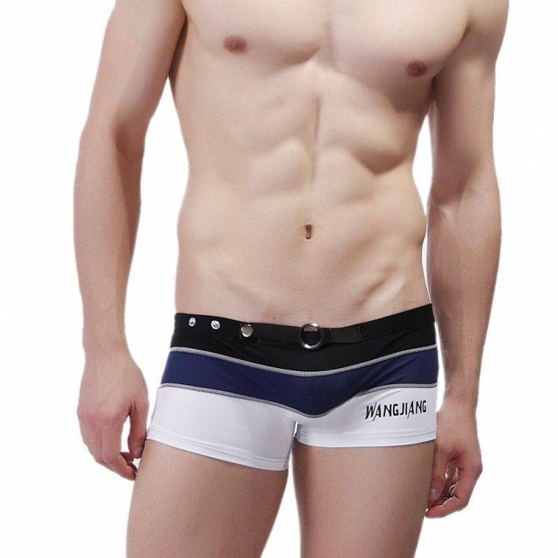 2025新款夏季外贸男士内裤跨境冰丝平角裤简约游泳裤低腰男短裤头,女士内衣/男士内衣/家居服,男平角内裤,淘宝优惠券,粉丝福利购,淘宝优惠卷