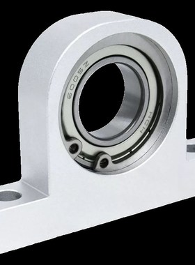 铝合金立式P型轴承座组件光轴固定座丝杆轴支座带轴承KECP整套