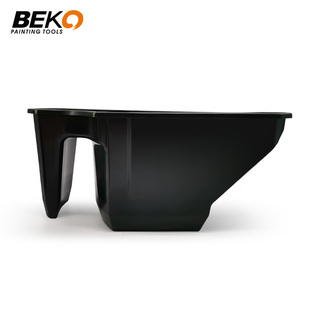 滚筒刷墙工具油漆杯塑料托盘艺术漆乳胶漆硅藻泥容器手握漆盘小号
