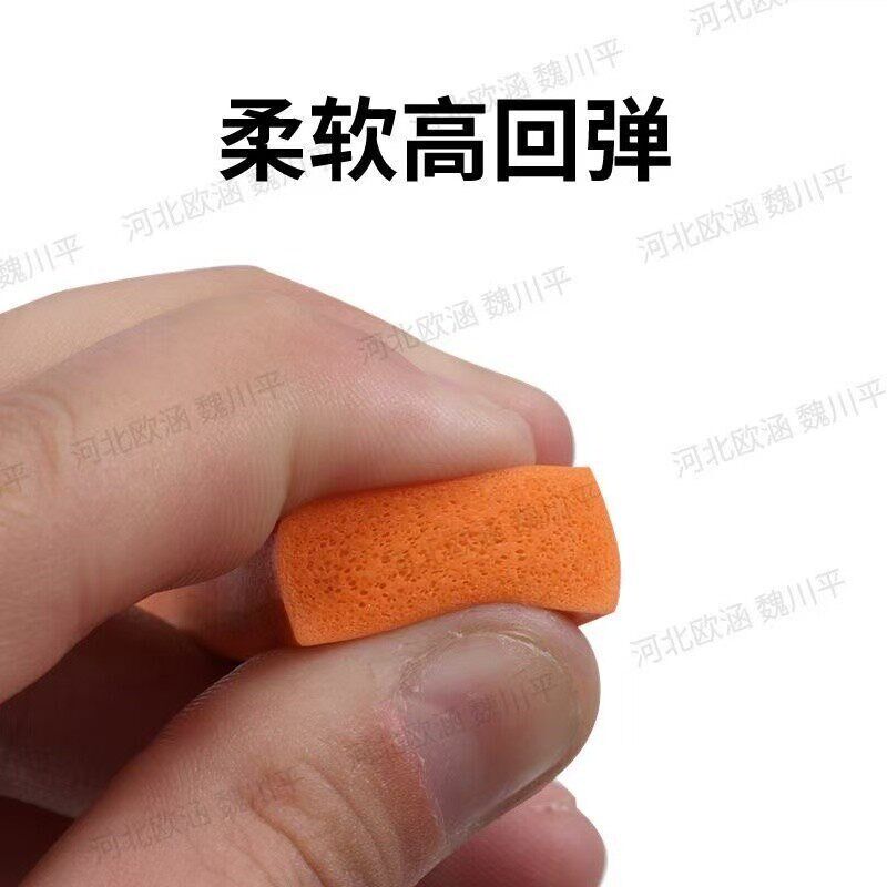 橙色矽胶发泡条密封方条海绵条高弹性缓冲橡胶板超软垫片耐高温条