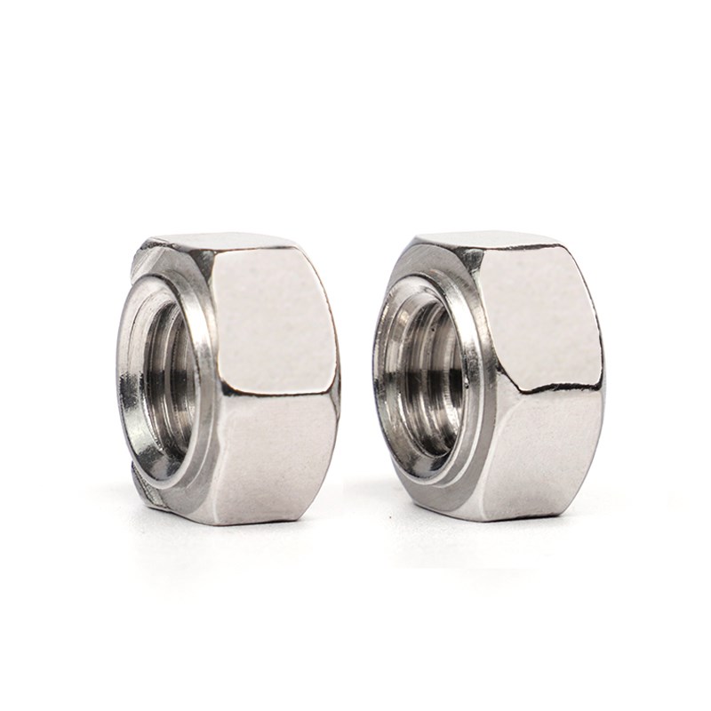 304 316不锈钢六角焊接螺母细牙DIN929M3M4M5M6M8M10RM12M14M16M2