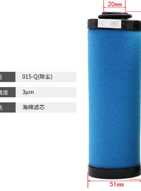 Q015压缩空气精密过滤器滤芯P024空压机S035冷干机C060油水分离器