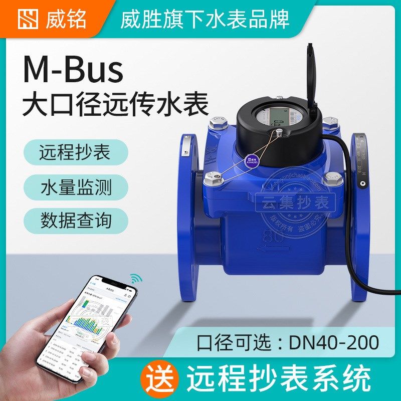 威铭M-BUS大口径远传智能水表 水平螺翼式法兰水表 DN40-DN200,工业油品/胶粘/化学/实验室用品,实验室漏斗,淘宝优惠券,粉丝福利购,淘宝优惠卷