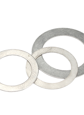304不锈钢超薄平垫圈加大金属垫片平垫介子0.1/0.2/0.3/0.5mm