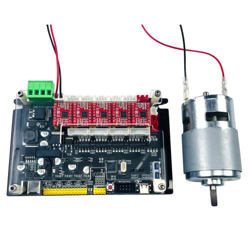 GRBL 4轴32位控制板CNC数控雕刻机300w 500w主轴控制器 可脱机