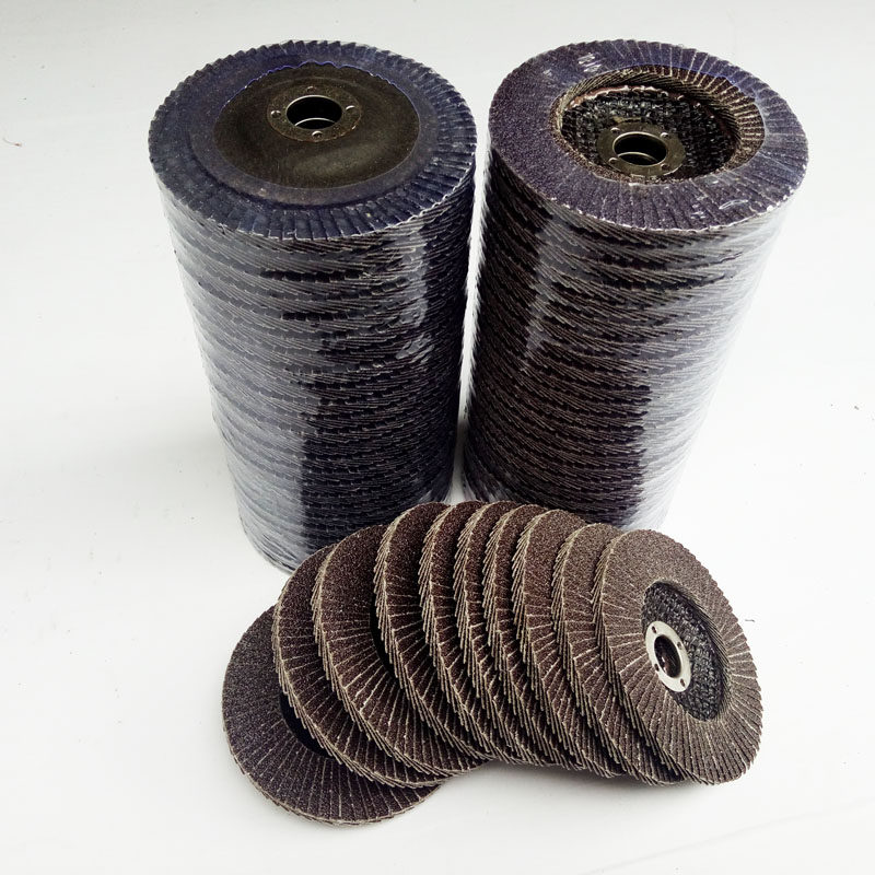 百叶轮 抛光轮 100pmm百叶片 金属不锈钢平面砂布轮打磨片 百页轮