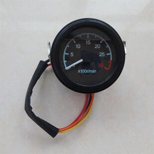 车用圆形转速计发动机测速仪表发动机飞轮齿转速车载转速显示器