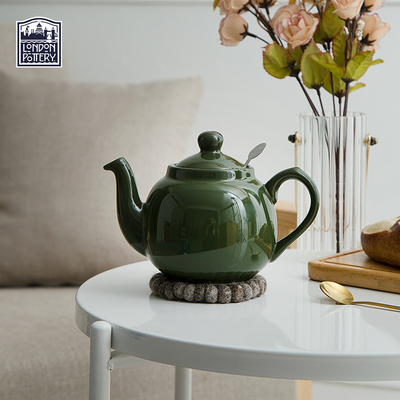 茶壶LondonPottery陶瓷带茶漏