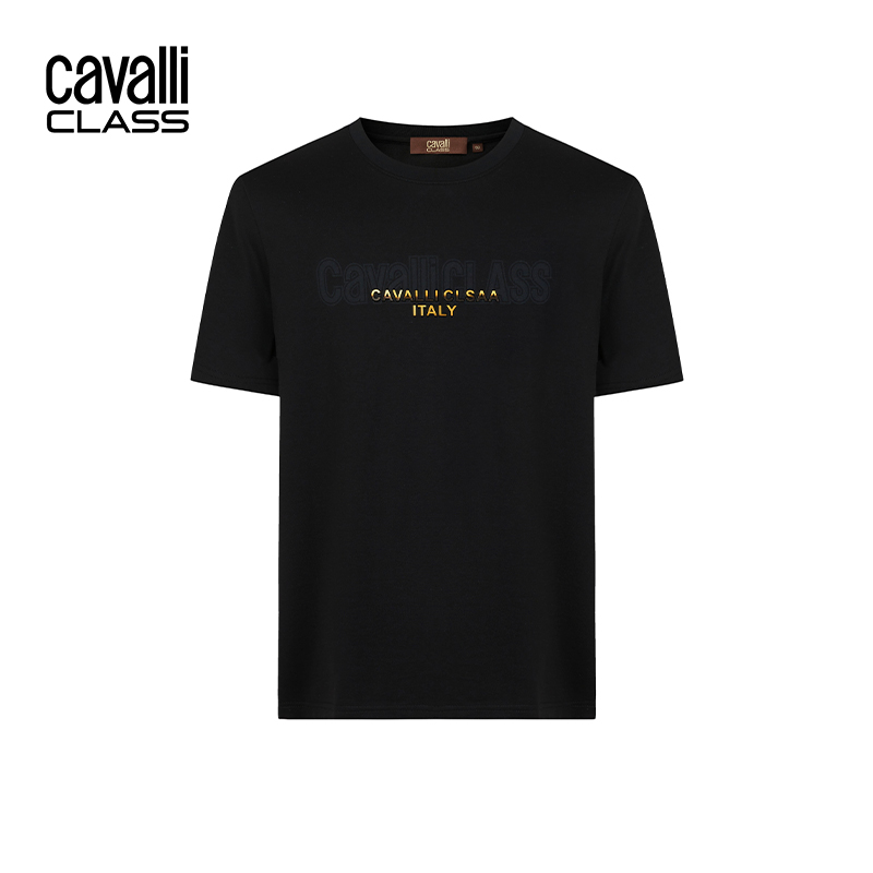 CavalliClass短袖T恤薄款印花