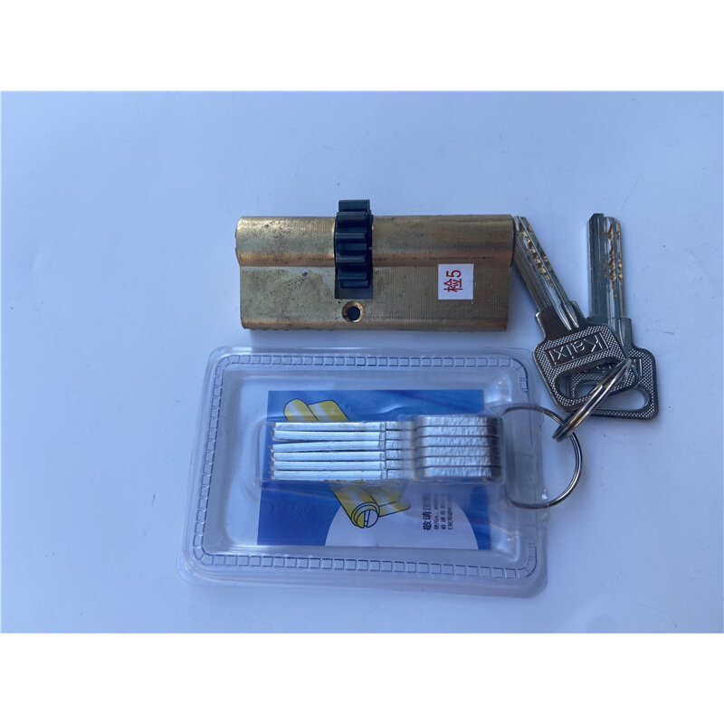 12齿轮锁芯开喜锁芯 开喜防盗门锁芯 金虎门锁芯铁门锁芯纯铜锁芯