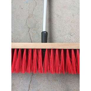 厂家出口木质塑料丝地板刷款式扫把 伸缩杆 园林工具 fsc bsci