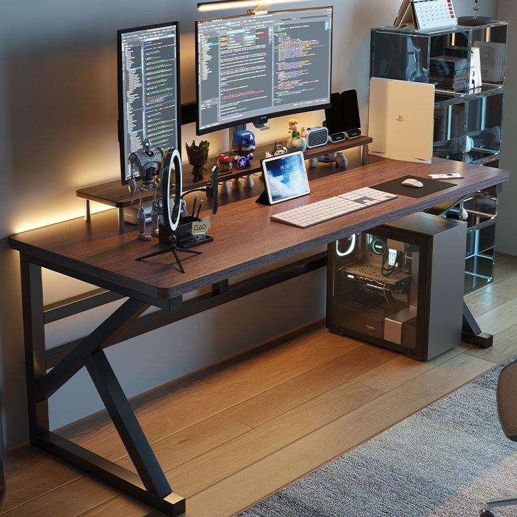 电脑桌台式简约家用电竞桌卧室双人桌子工作台书桌学生办公桌写字