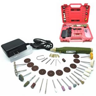 跨境18V迷你电磨套装 40PC调速雕刻机钻孔打磨抛光除胶工具WL800