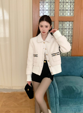 FEIMAO（YIMAO）-腰小香风外套女巨好看短款夹克加厚保暖羽绒服外