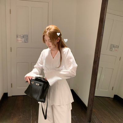 SANTA GROVE-大牌气质收腰显瘦设计感莫代尔舒适上衣小衫S265070