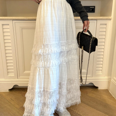 KAPOK-26年春款高腰A字蓬蓬蛋糕半身裙26412