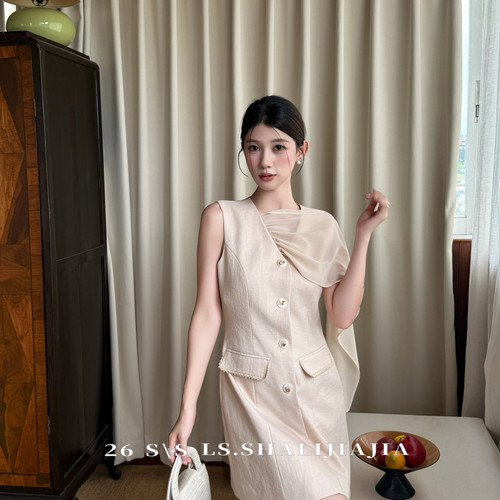 LS-26夏上新优雅时尚气质舒适连衣裙23355