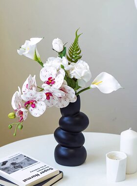 仿生蝴蝶兰花束假花装饰花客厅仿真花插花高级感摆设花艺手捧花