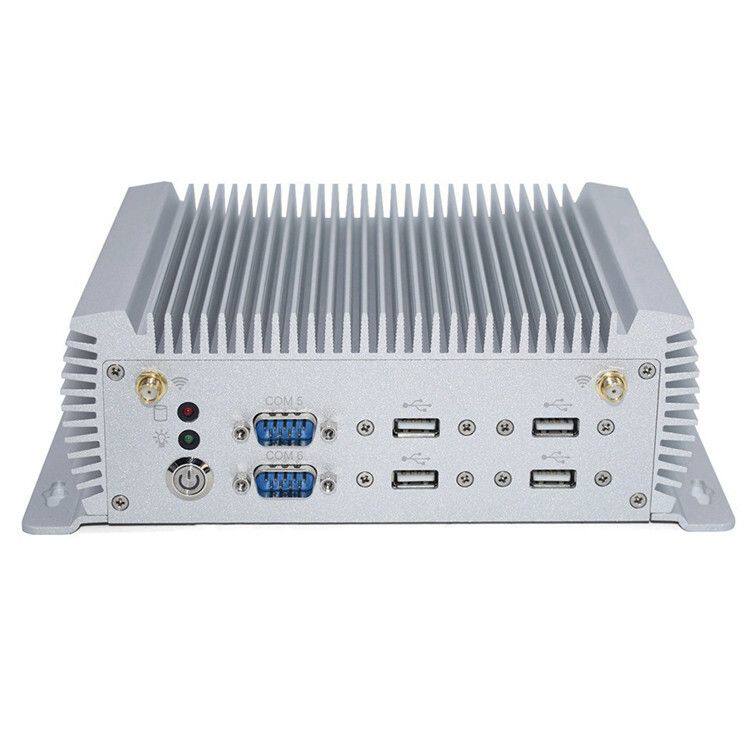 厂家现货微型电脑工业主机i7-4500U迷你嵌入式工控机铝合金机箱