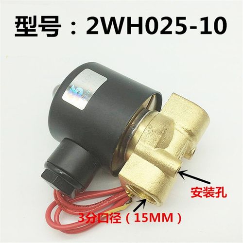高压电磁阀 2WH018-08 2分/3分高压气阀 耐压25KG AC220V DC24V