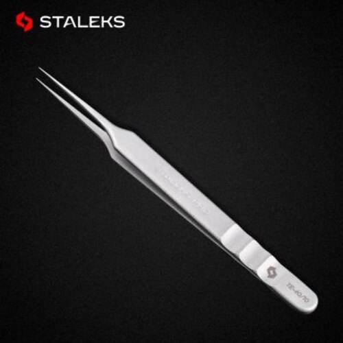 staleks乌克兰美甲美睫工具开花单根分毛手推花镊子嫁接睫