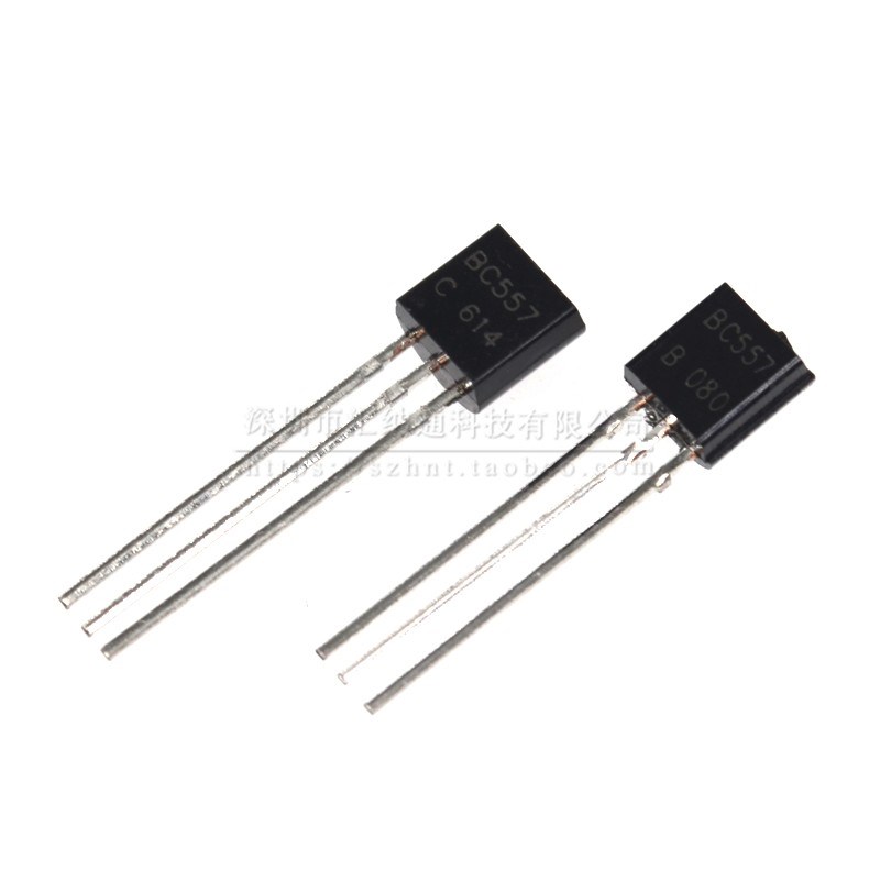 国产全新 BC557B BC557C BC557 直插 TO-92 PNP晶体管 三极管