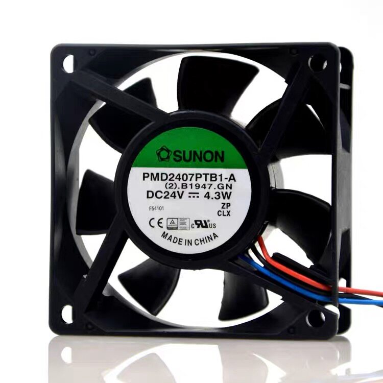 SUNON PMD2407PTB1-A 24V 4.3W 7CM 7025 3线 丹佛斯变频器风扇