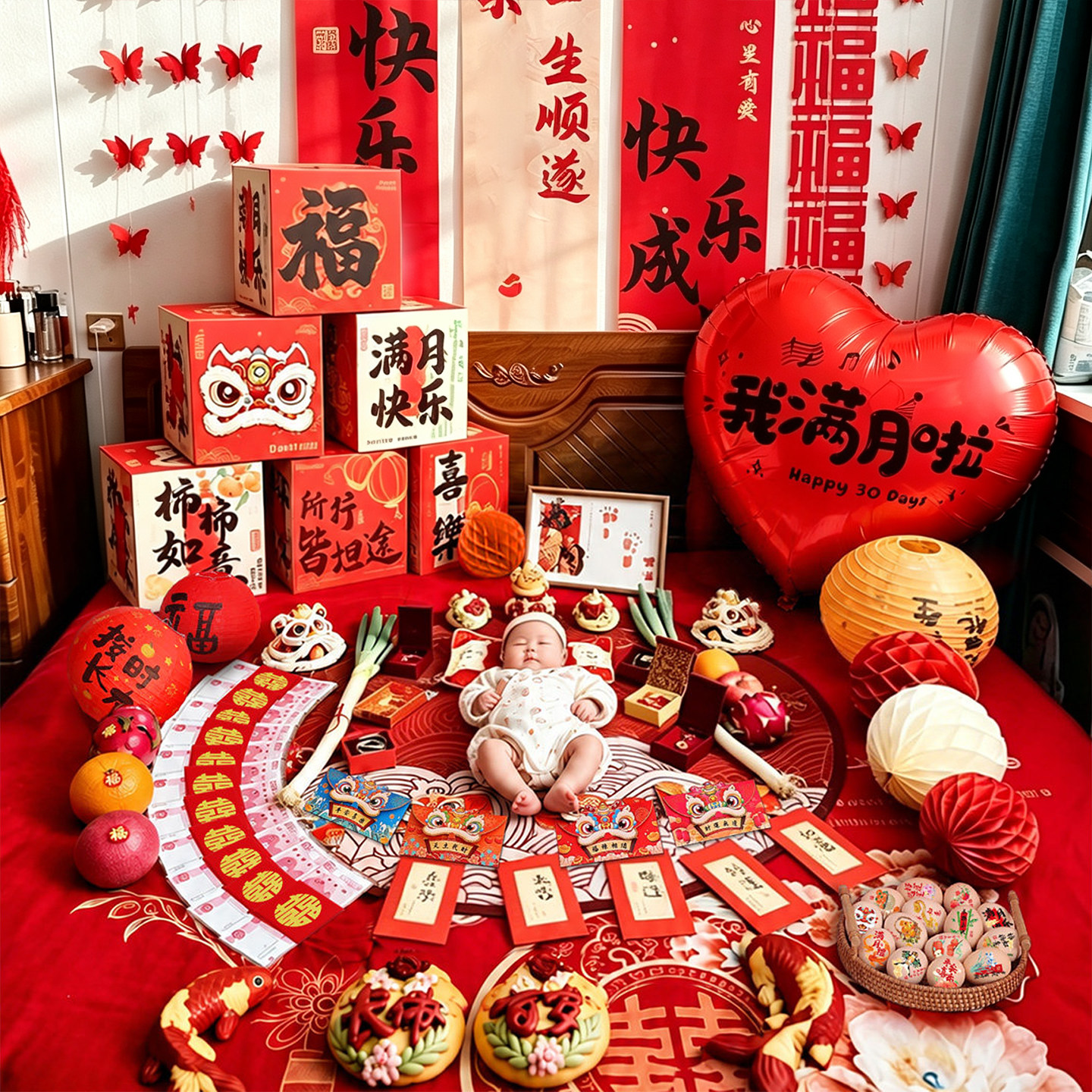【5万+】宝妈选择的满月布置用品图片