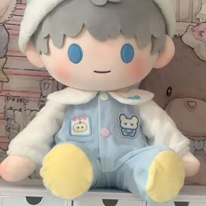 小熊睡衣40cm娃衣一番坐姿棉花娃娃爬服玩偶公仔衣服小宝套装