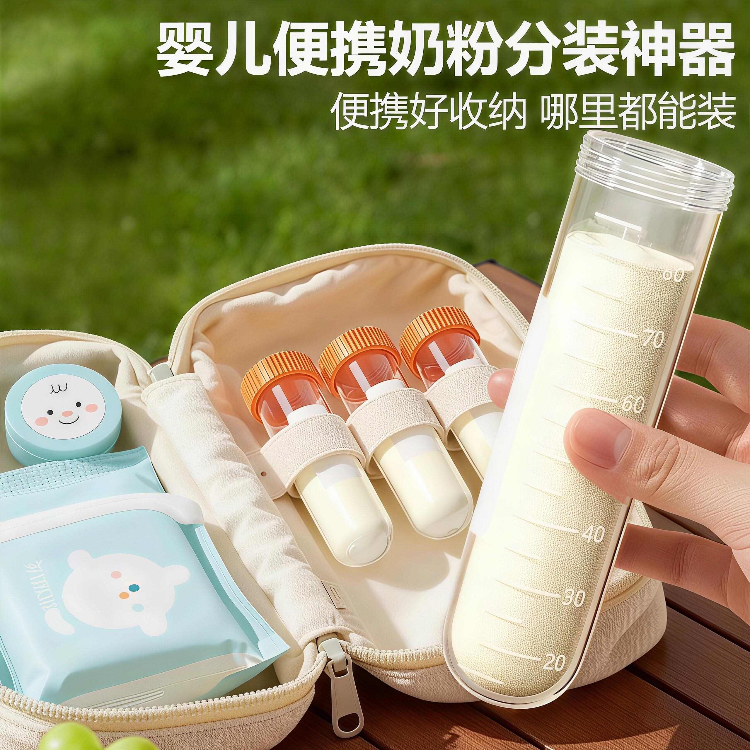 高端蛋白粉分装盒奶神器