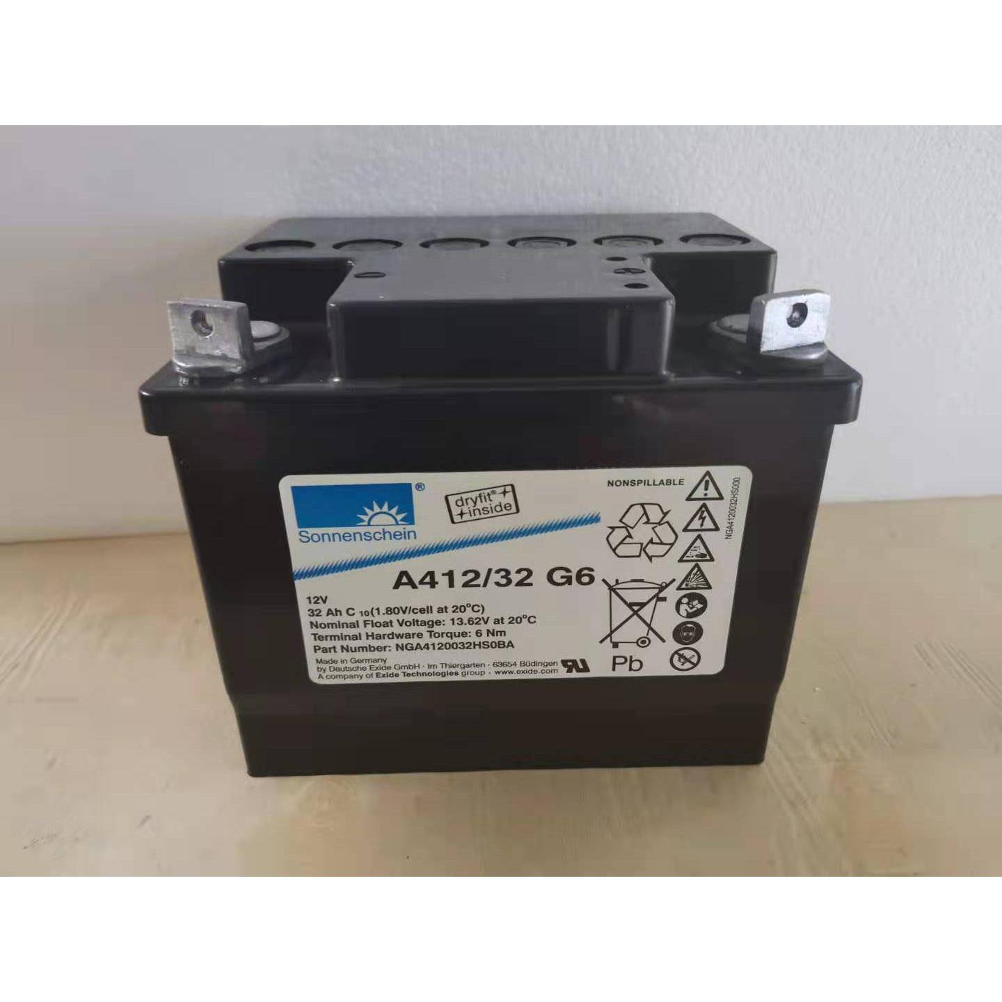 UPS蓄电池A412/32G6 德国阳光蓄电池12V32AH 质保5年