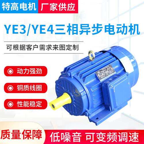 YE3/YE4系列三相异步电动机YE3-100L2-4立式卧式三相异步电机马达