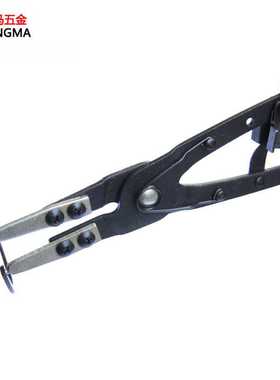 【圣马五金】挡圈钳 轴挡 孔挡卡簧钳 卡环钳子 大型挡圈钳 10寸