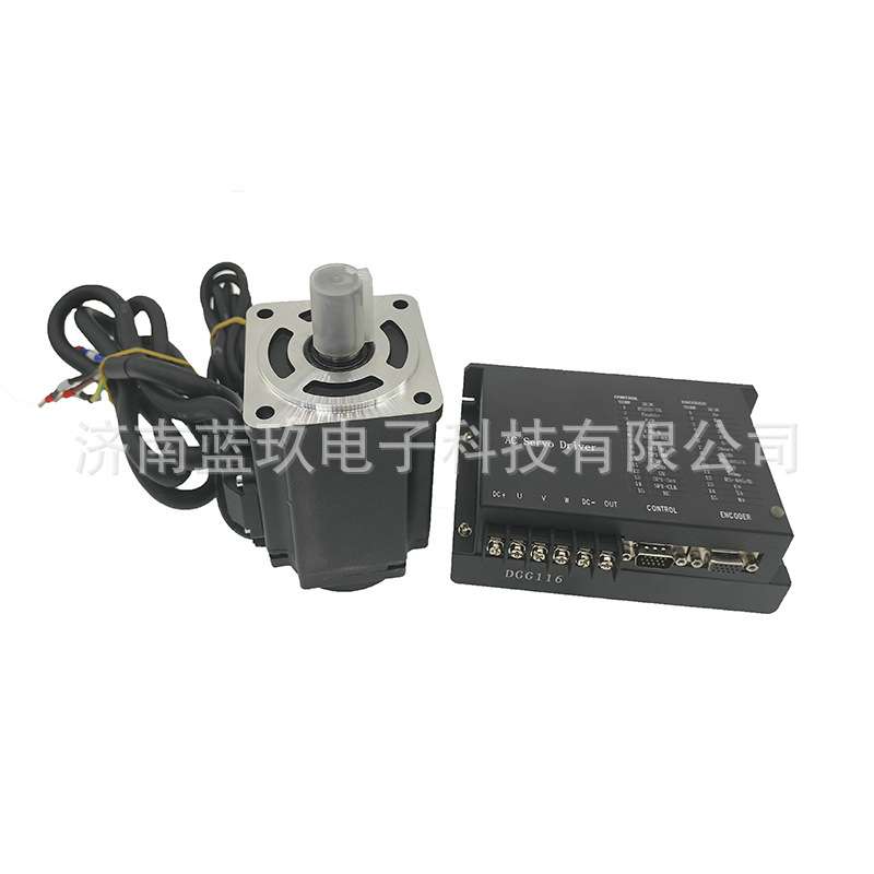 1KW绝对值编码器伺服电机套装80机座号速度CAN/RS232驱动器