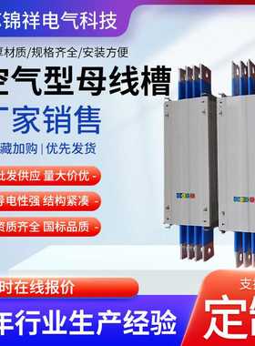 空气型母线槽 低压封闭式绝缘母线耐火型插接式铜母线共箱母线槽