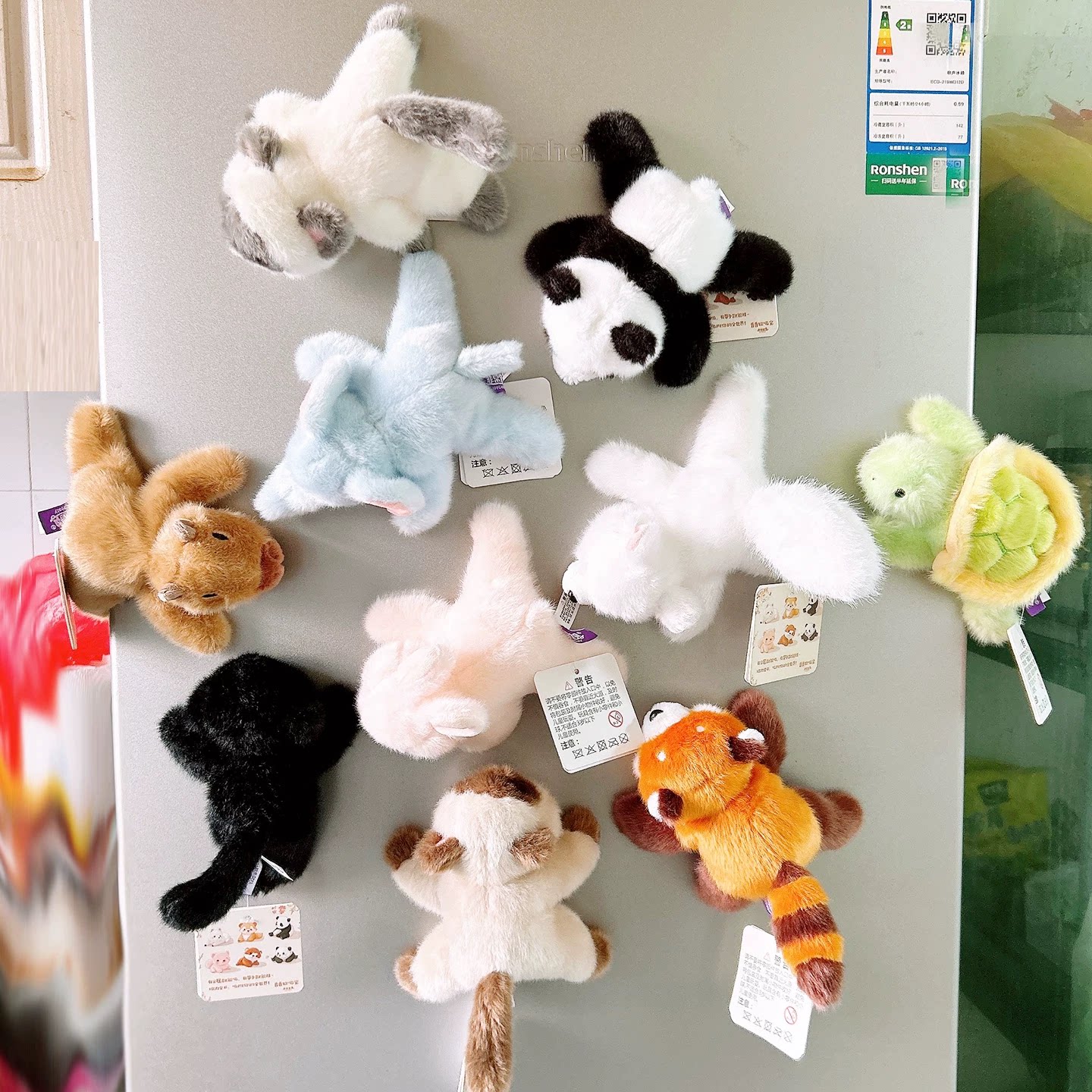 非常宝贝磁吸香香兔子玩偶暹罗猫公仔熊猫毛绒玩具送女友儿童礼物